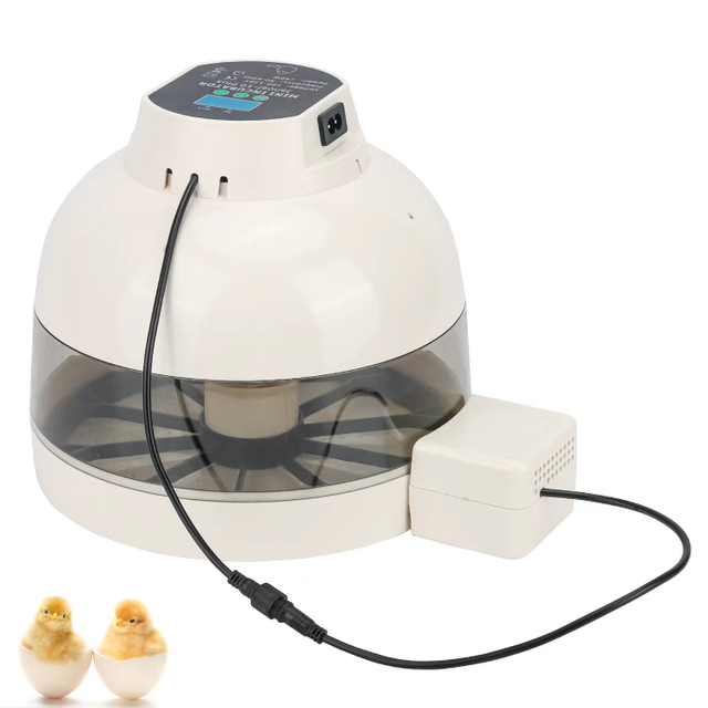 Incubadora de huevos máquina automática para incubar pollos patos 10 huevos